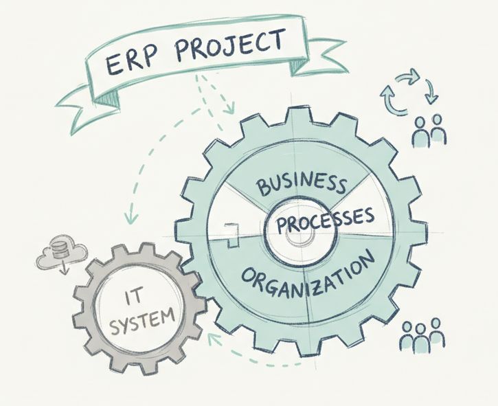 ERP ohne Bullshit #6: ERP ist Business-Transformation – nicht IT-Upgrade